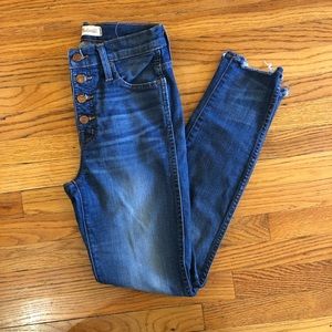 Madewell 10 inch High-rise Skinny Jeans